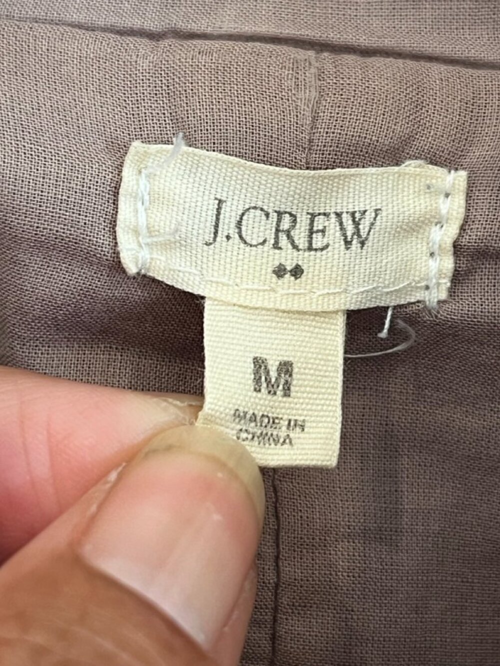 J.Crew Taupe Brown Jersey Moto Jacket Funnel Neck M - Picture 2 of 10